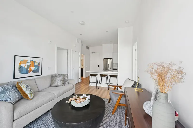 Enjoy a comfortable living room designed for both style and relaxation