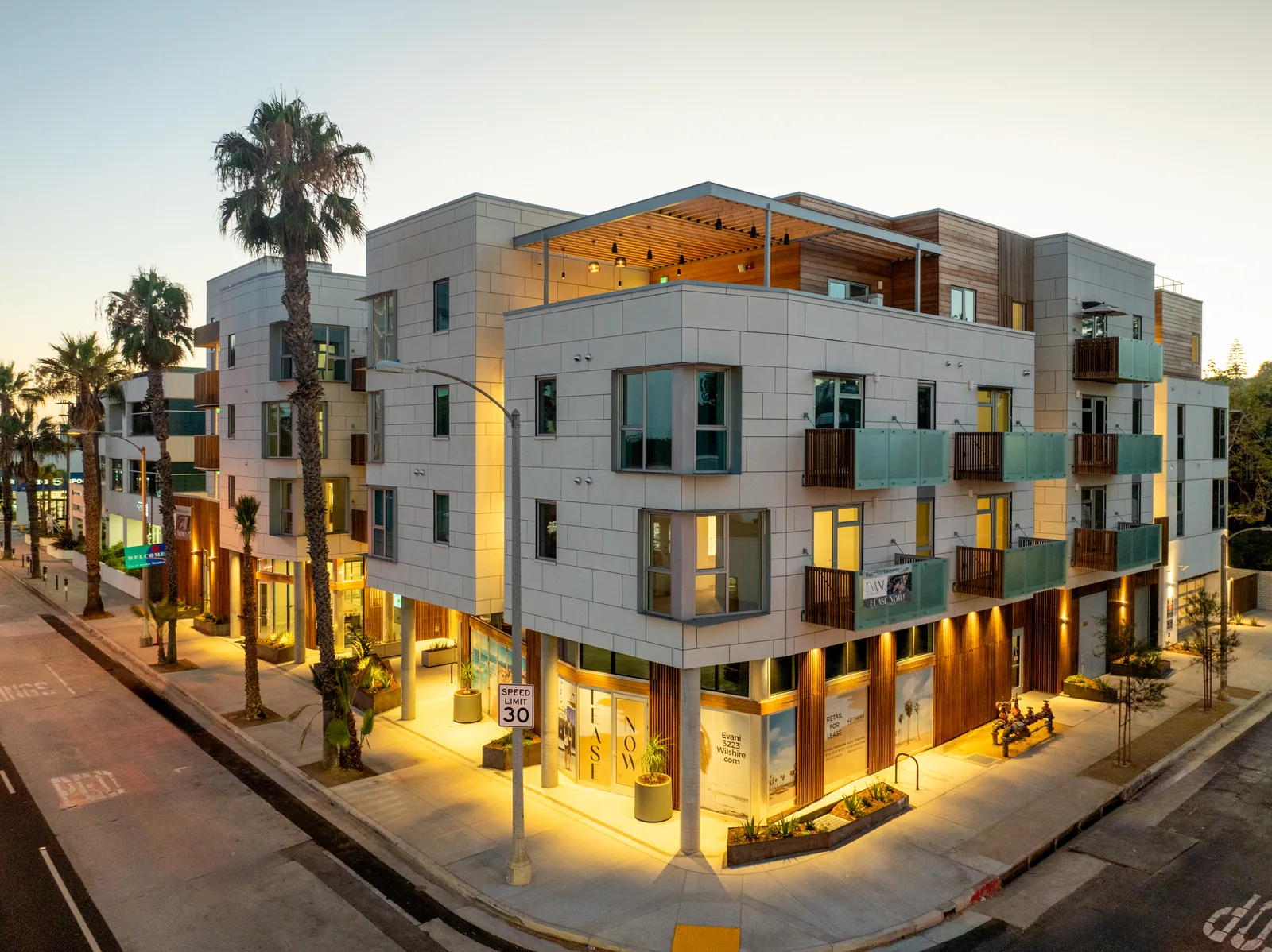 Evani 3223 Wilshire exterior street view - Santa Monica, CA